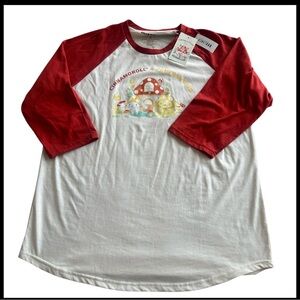 Sanrio Mushrooms‎ Cinnamoroll & Pompompurin Raglan T-Shirt BoxLunch Exclusive 2x